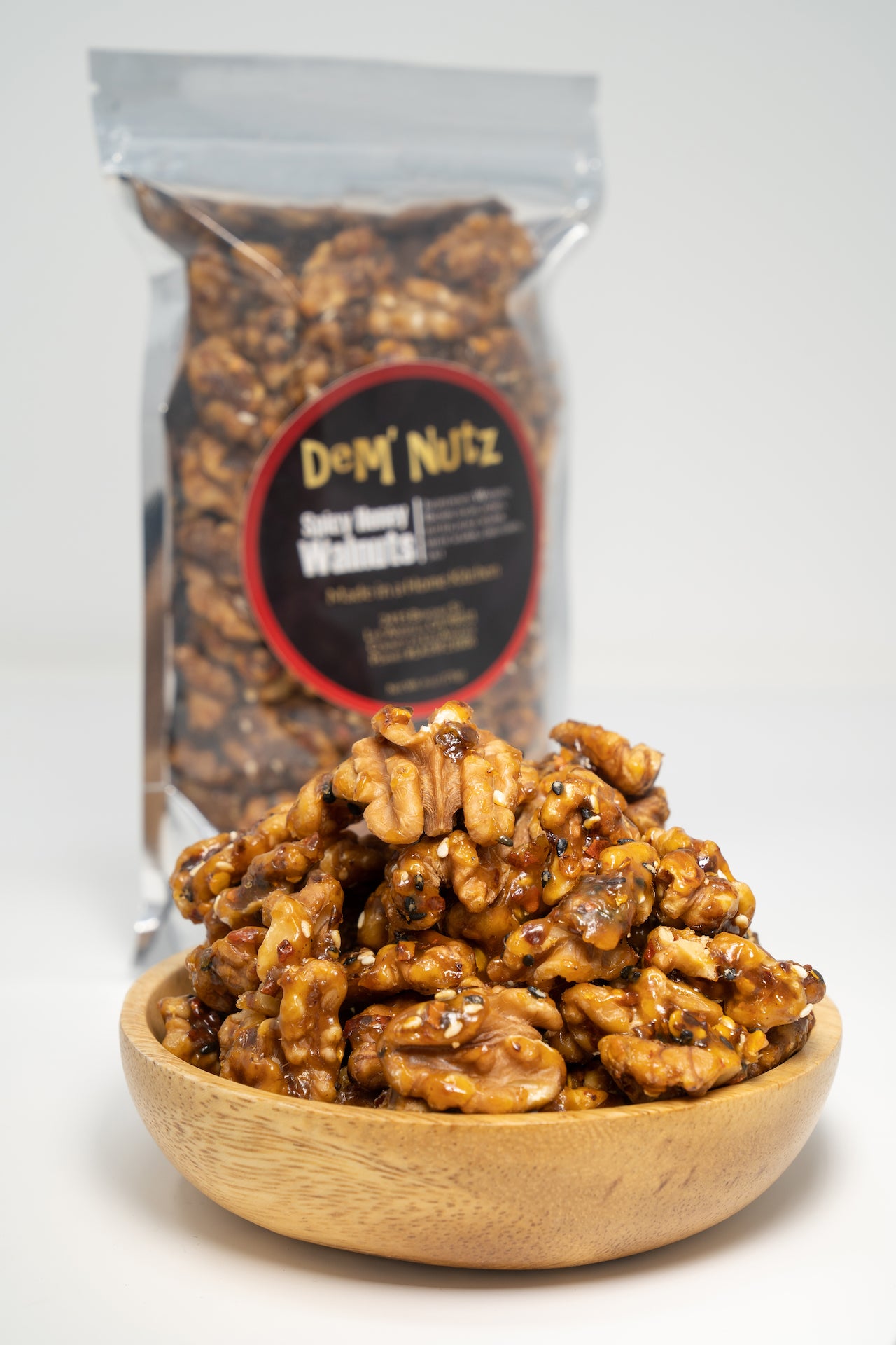 Spicy Honey Walnuts