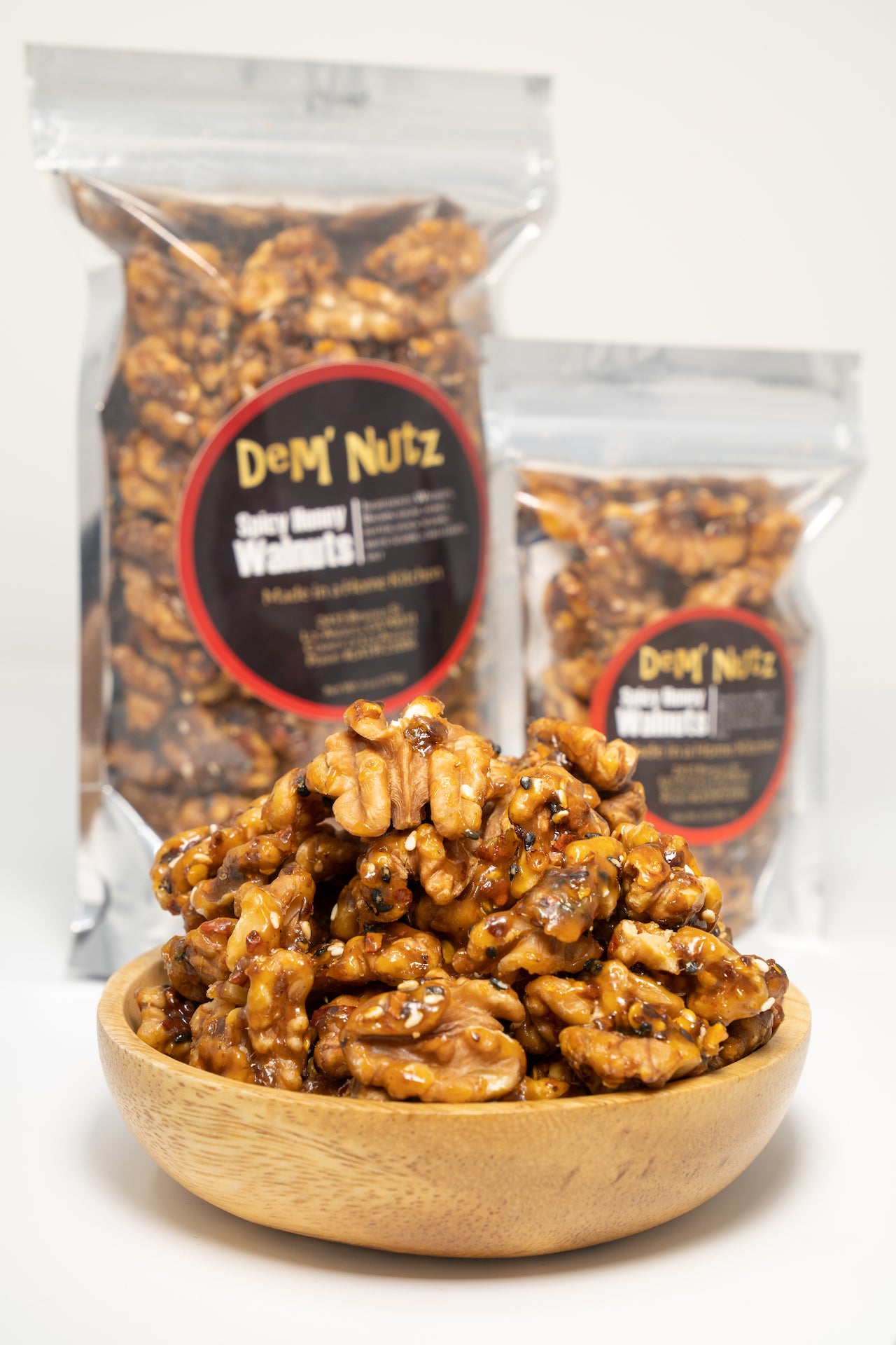 Spicy Honey Walnuts