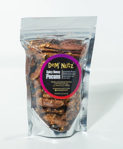 Spicy Honey Pecans