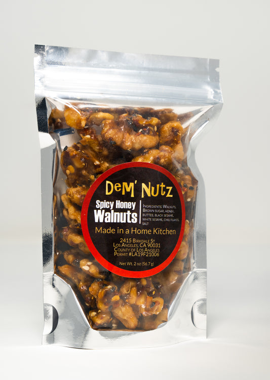 Spicy Honey Walnuts